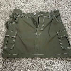 Green short skirt from Rue 21